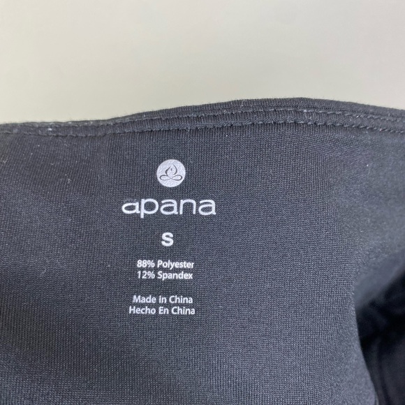 Apana Women’s Black Silver Splatter Leggings size Small - Picture 5 of 12